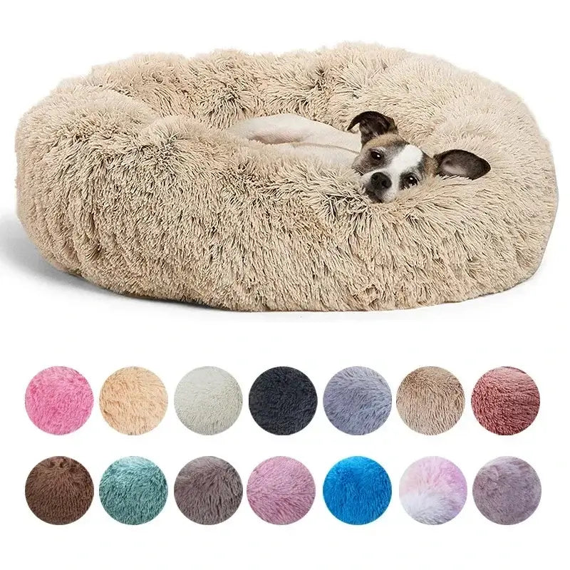 Round Cozy Pet Bed