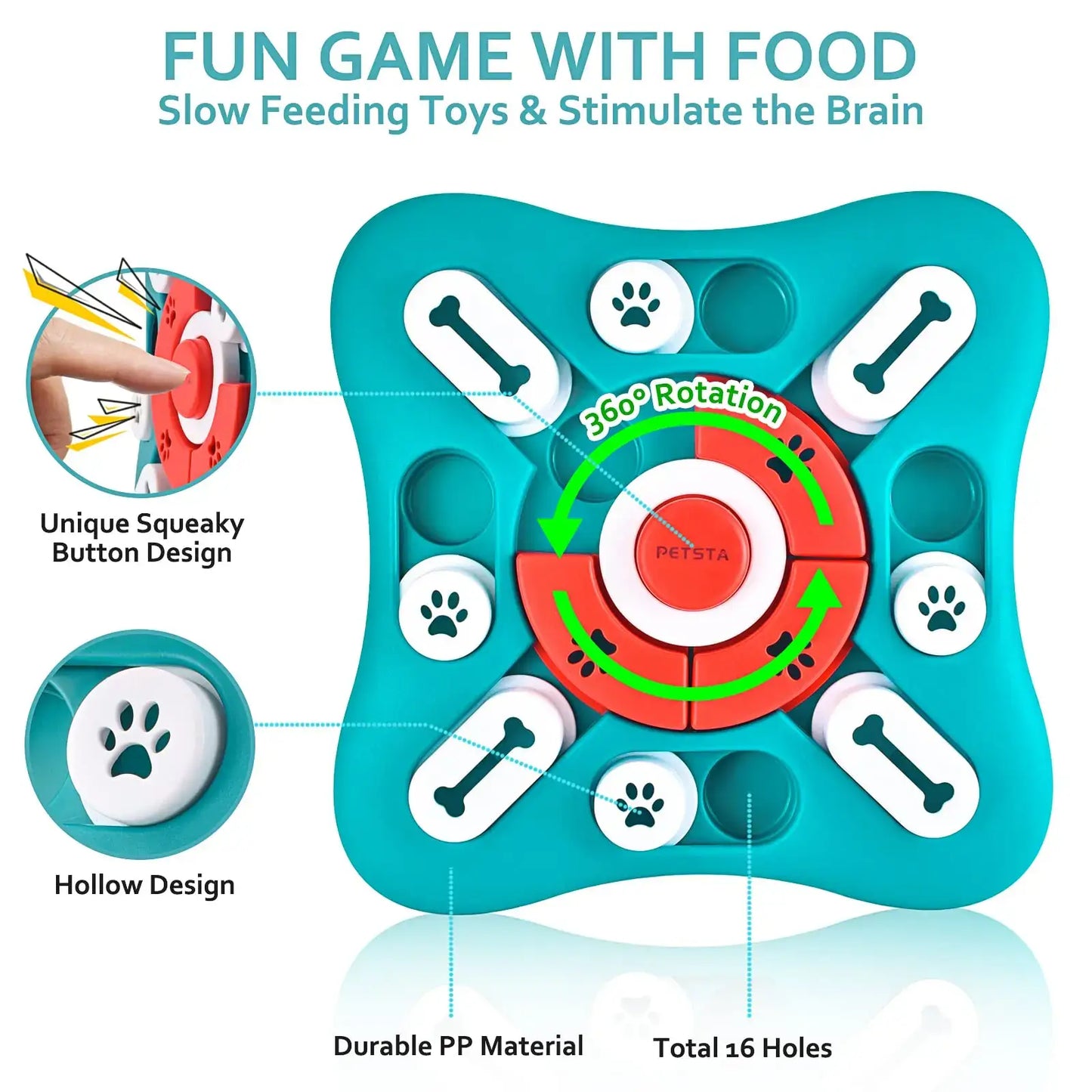 Interactive Dog Puzzle Toy
