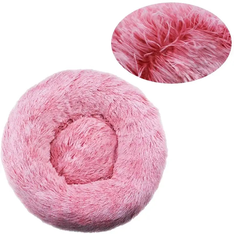 Round Cozy Pet Bed