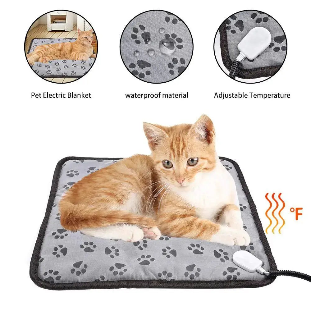 Adjustable Waterproof Heated Cat Mat